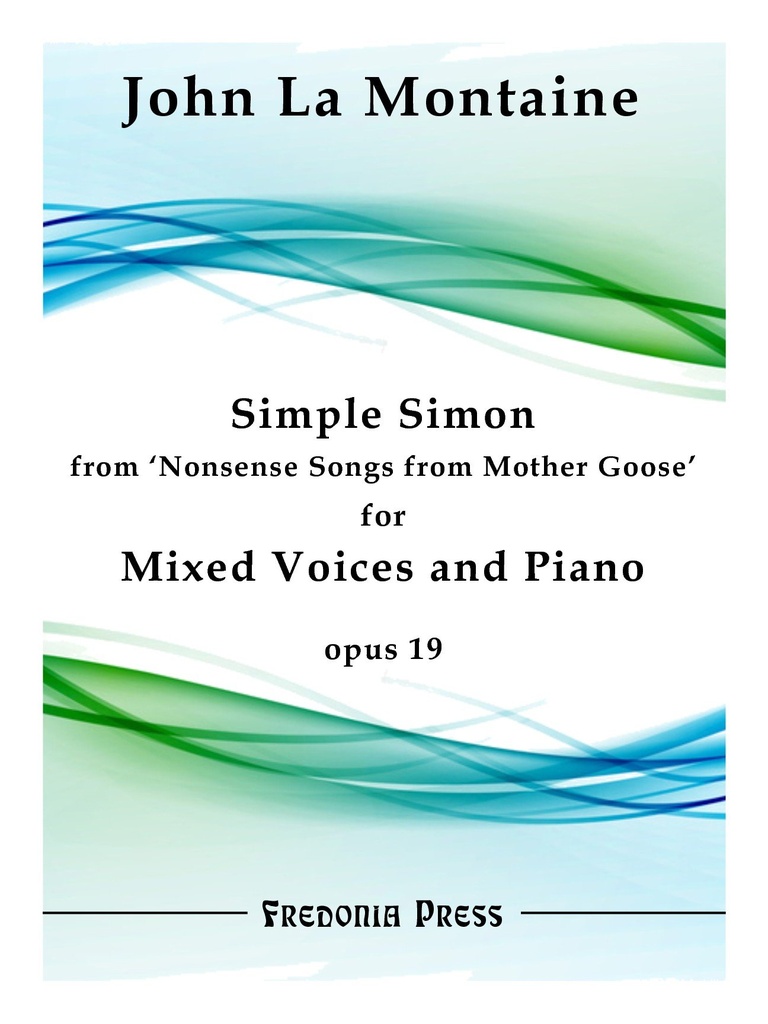 Simple Simon from 'Nonsense Songs from Mother Goose', Op.19