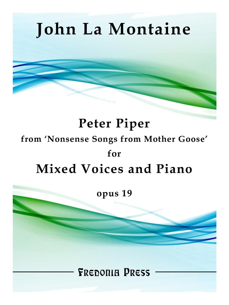 Peter Piper from 'Nonsense Songs from Mother Goose', Op.19