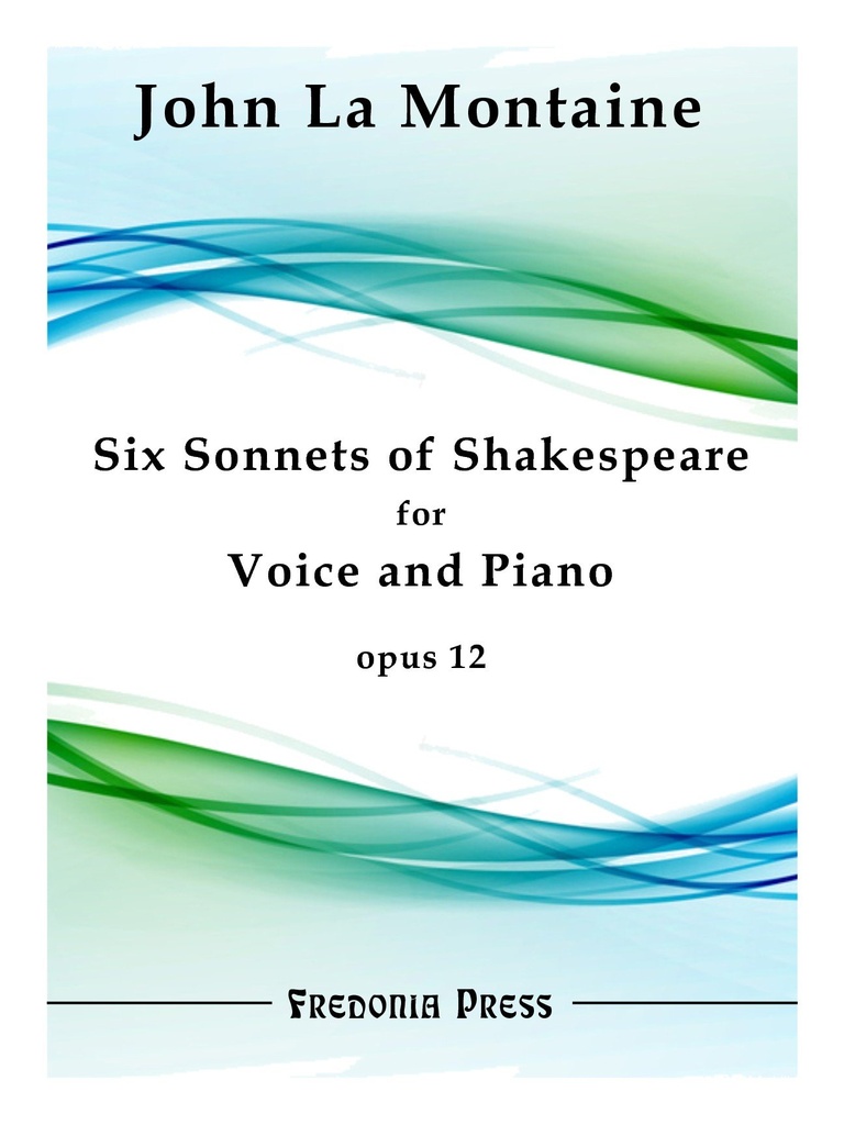 6 Sonnets of Shakespeare, Op.12