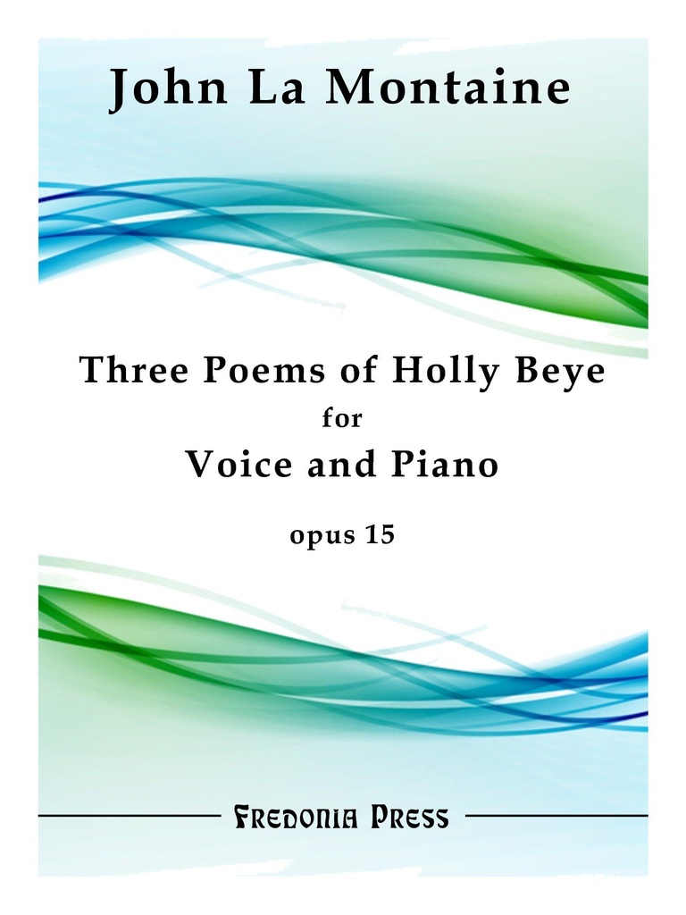 3 Poems of Holly Beye, Op.15