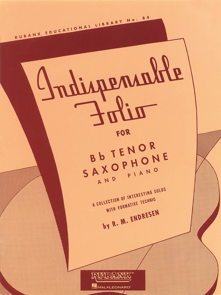 Indispensible Folio for Tenor Saxophone