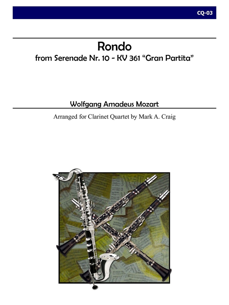 Rondo from Gran Partita (Set of parts)