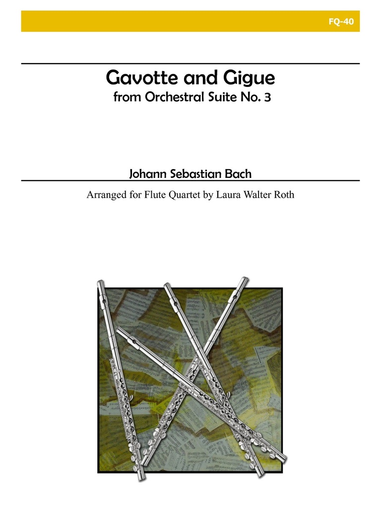 Gavotte and Gigue from Orchestral Suite No.3 (Set of parts)