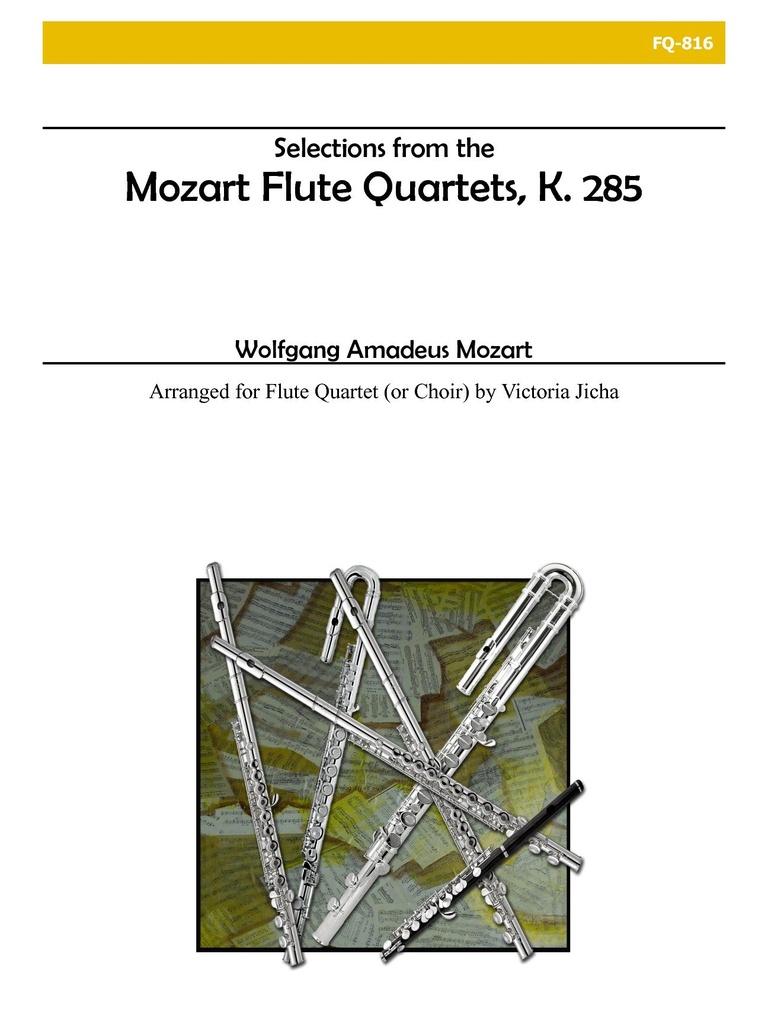 Selections from the Mozart Flute Quartets (Set of parts)