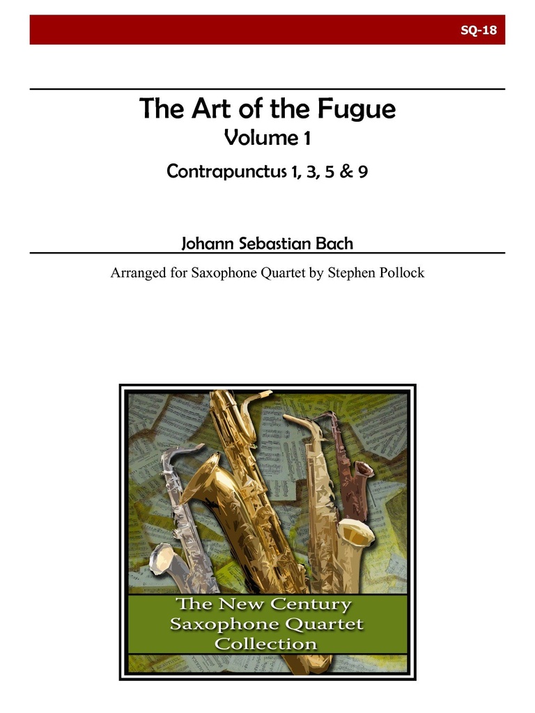 The Art of the Fugue - Vol.1 (Contrapunctus 1, 3, 5, 9) (Score & parts)