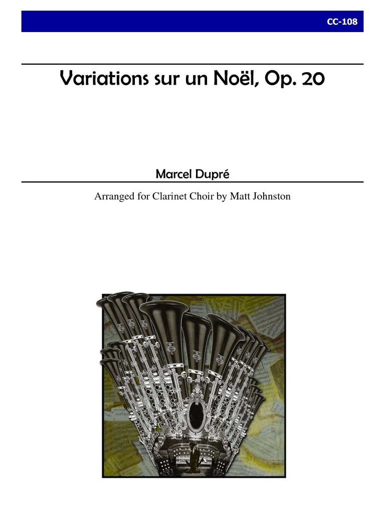 Variations sur un Noël, Op.20 (Score & parts)