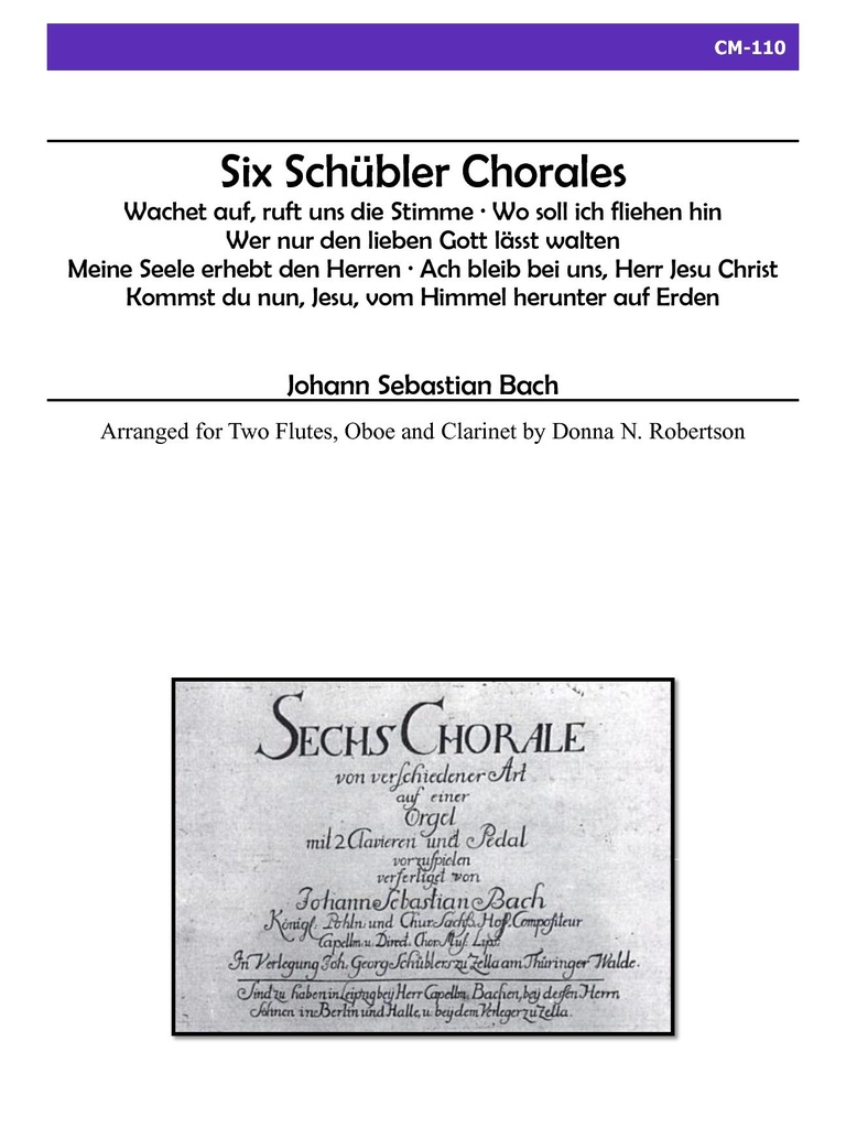 6 Schubler Chorales