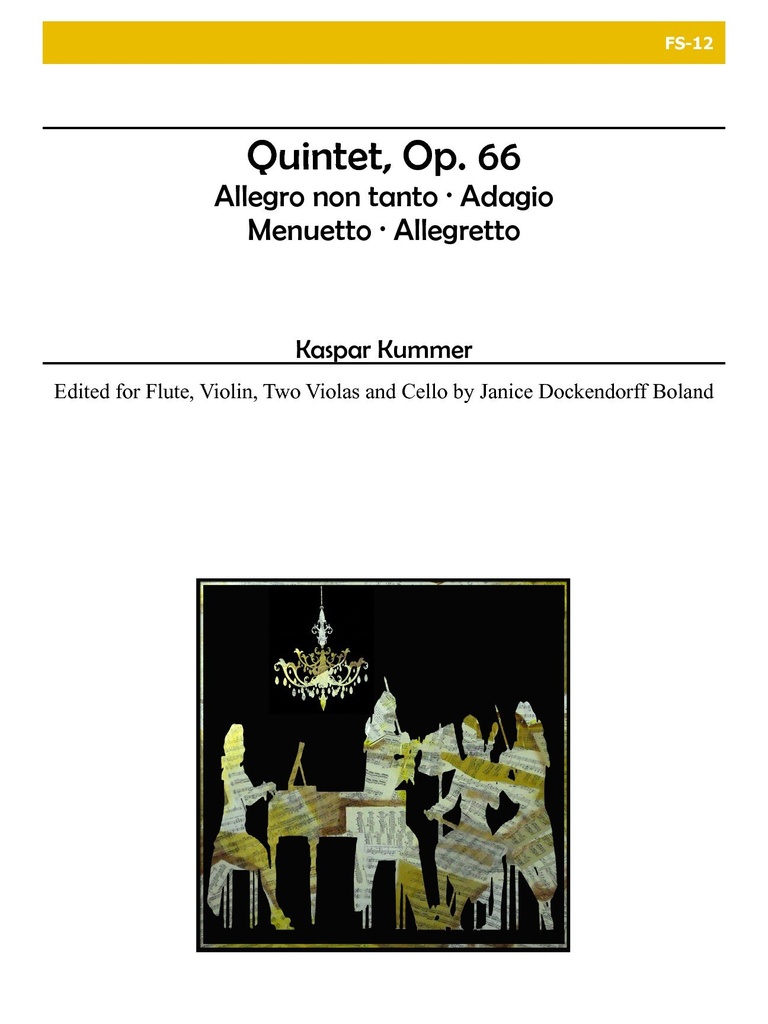 Flute Quintet, Op.66, for Flute, Violin, Two Violas and Cello