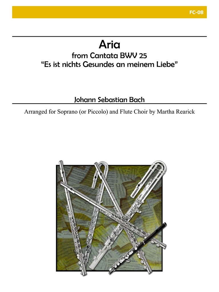 Aria from Cantata BWV.25  (Score & parts)