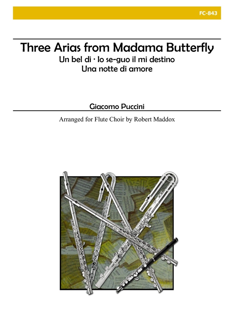 Madama Butterfly (Three Arias)  (Score & parts)