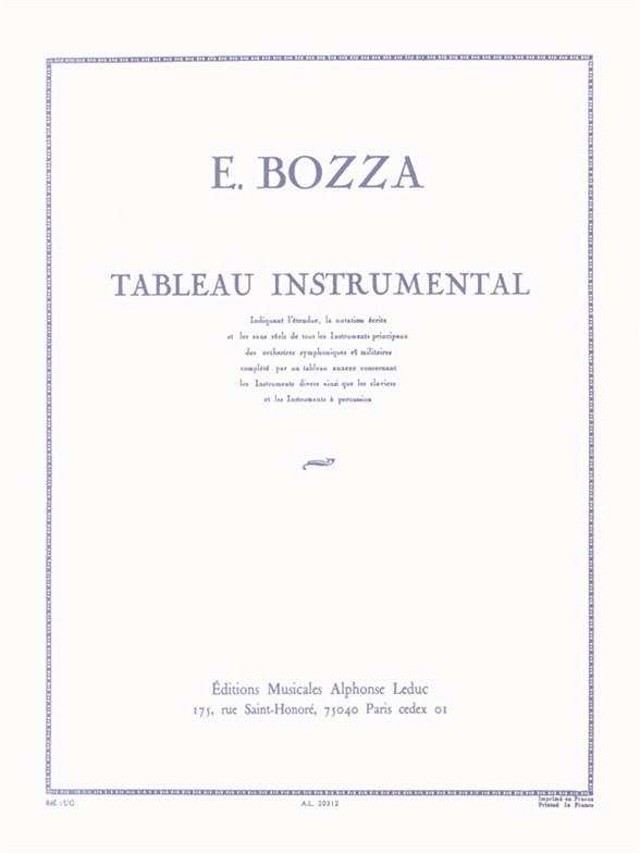 Tableau instrumental