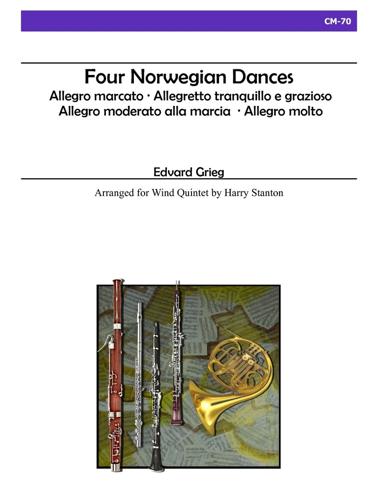 4 Norwegian Dances for Wind Quintet