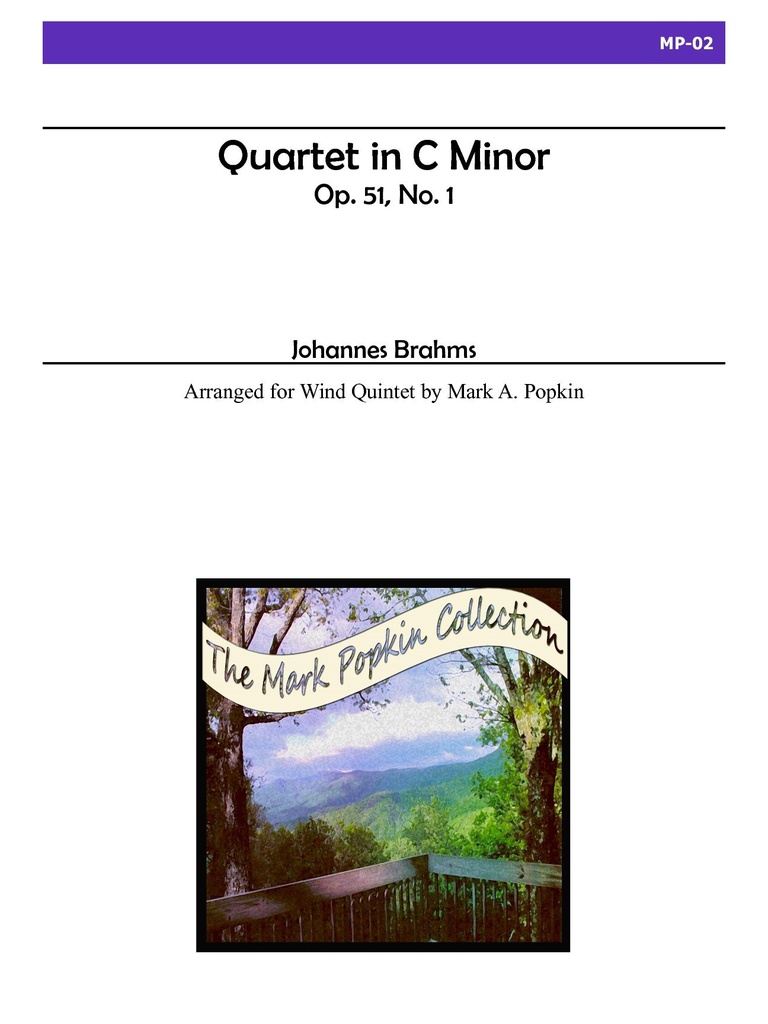 Quartet in C minor, Op.51, No.1 for Wind Quintet