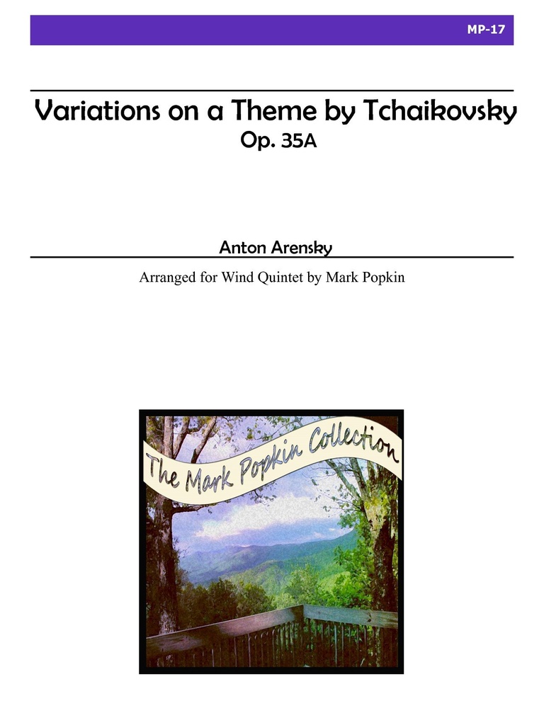 Variations on a Theme by Tchaikovsky, Op.35a for Wind Quintet