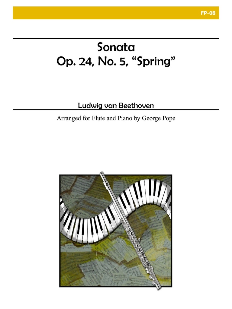 Sonata in F Major, Opus 25, No.5, 'Spring' for Flute and Piano