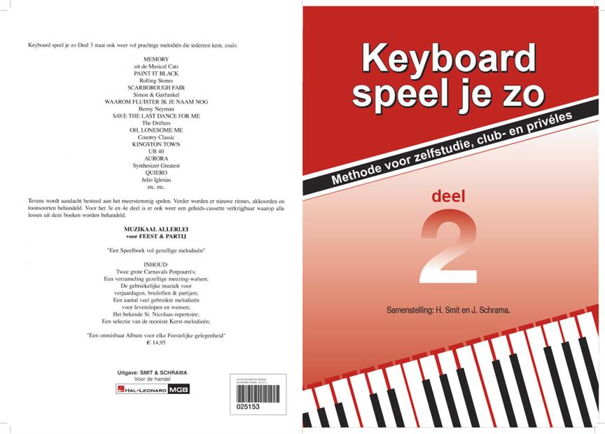 Keyboard Speel Je Zo - Deel 2 (Boek)