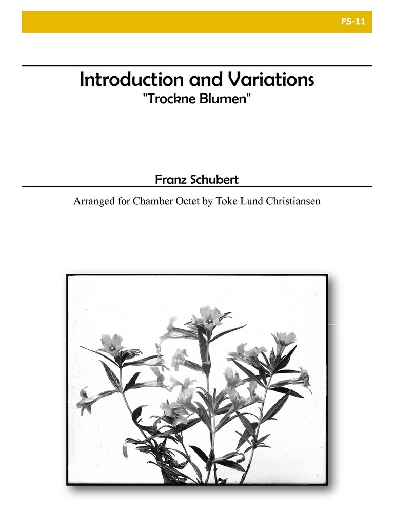 Introduction and Variations 'Trockne Blumen'