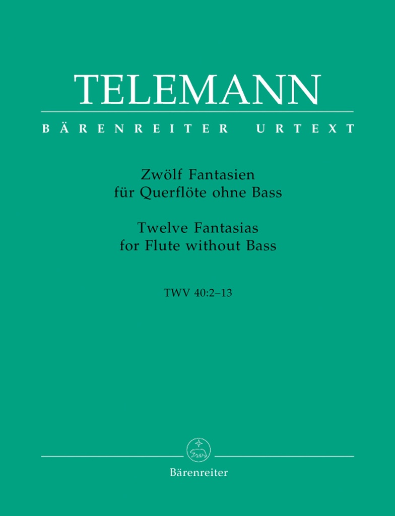 12 Fantasien fur Querflote ohne Bass