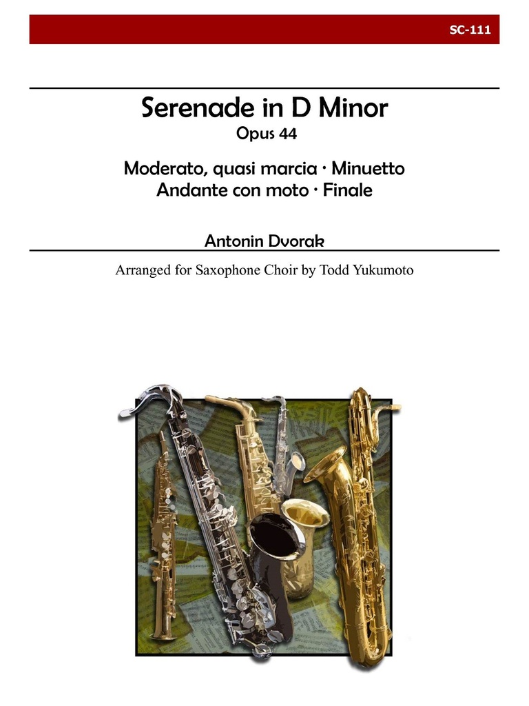 Serenade, Op.44 for Saxophone Choir