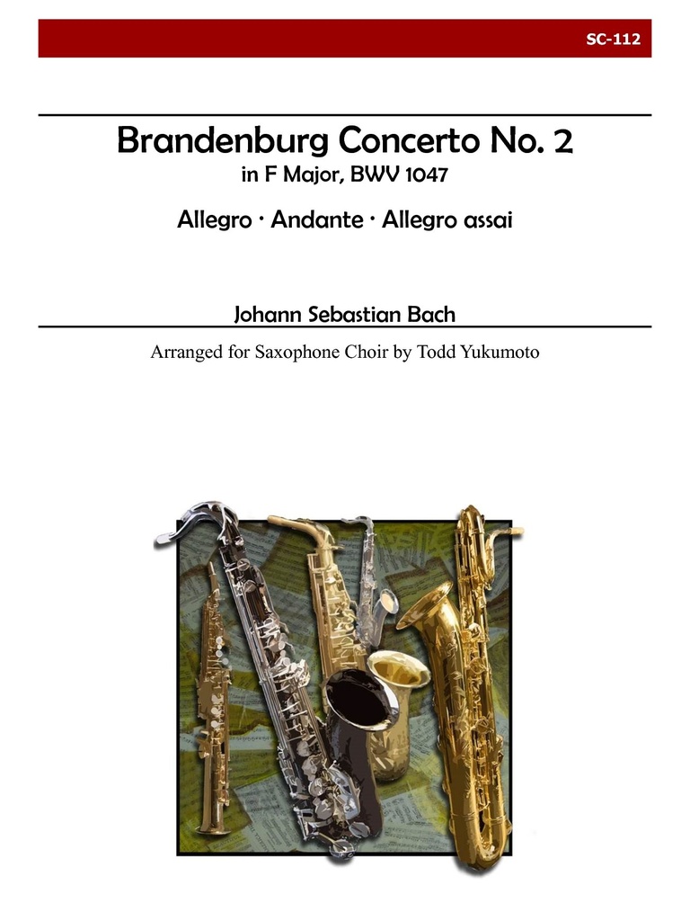 Brandenburg Concerto No.2 for Saxophone Choir