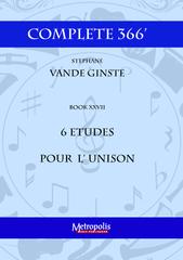 Complete 366' - Book 22 : 4 Etudes pour l'Unison