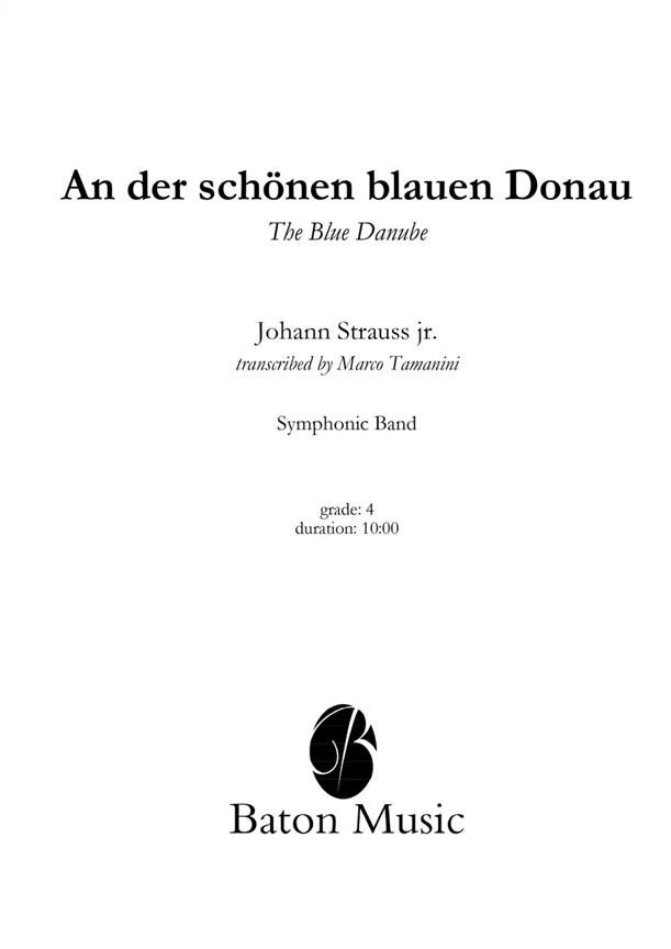 An der schönen blauen Donau (Score & parts)