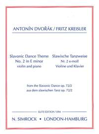 Slavonic dance, Op.72 no.2