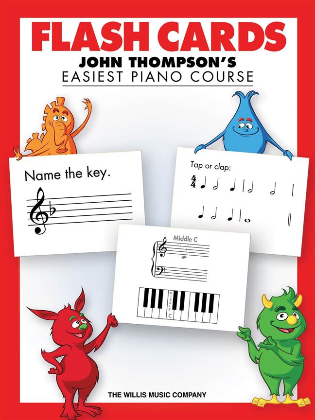 John Thompson's Easiest Piano Course - Flash cards