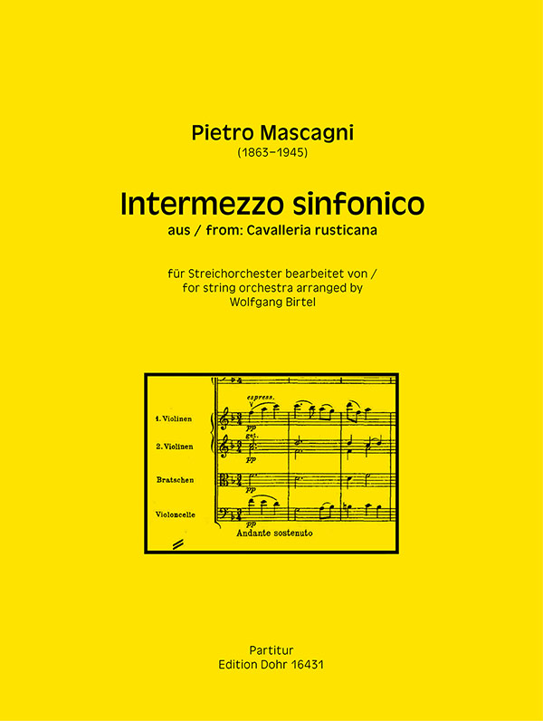 Intermezzo Sinfonico aus Cavalleria Rusticana (Parts)