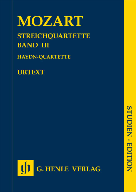 String Quartets - Vol.3 (Haydn Quartets) (Study score)