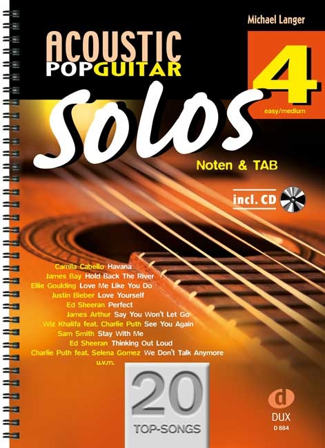 Acoustic Pop Guitar Solos - Vol.4