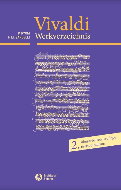 Antonio Vivaldi. Thematisch-systematisches Verzeichnis seiner Werke