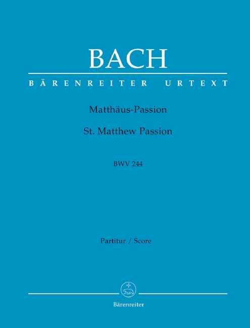 Matthaus-Passion, BWV.244 (Full score paperback)