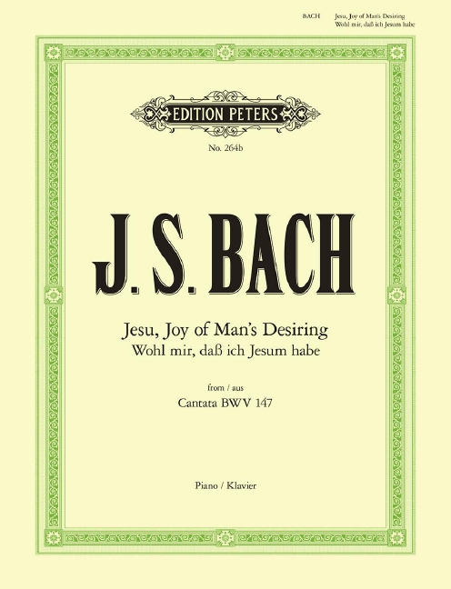 Jesu Joy of Man's Desiring, G-Dur (BWV.147)