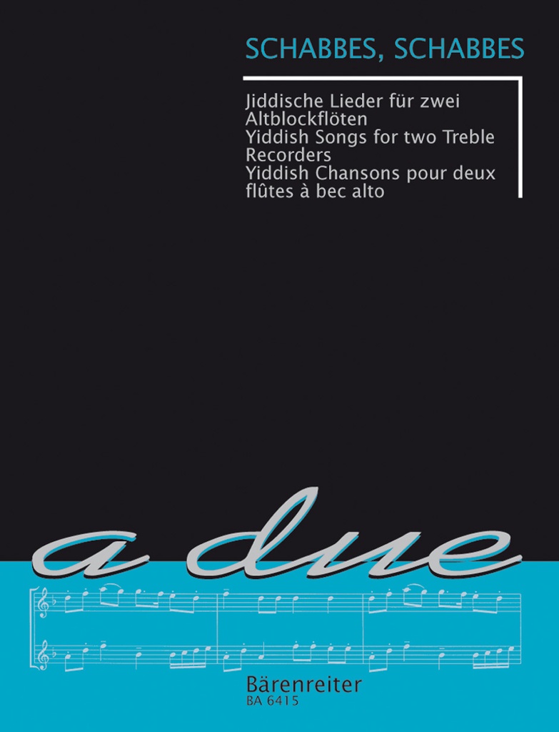 Schabbes, Schabbes -14 Jiddische Lieder-