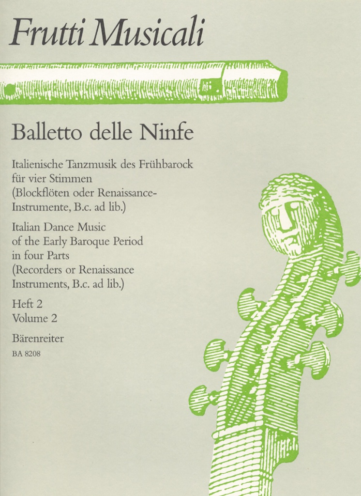 Balletto delle Ninfe oder andere Instrumente von Rossi und d'India- (Score & parts)