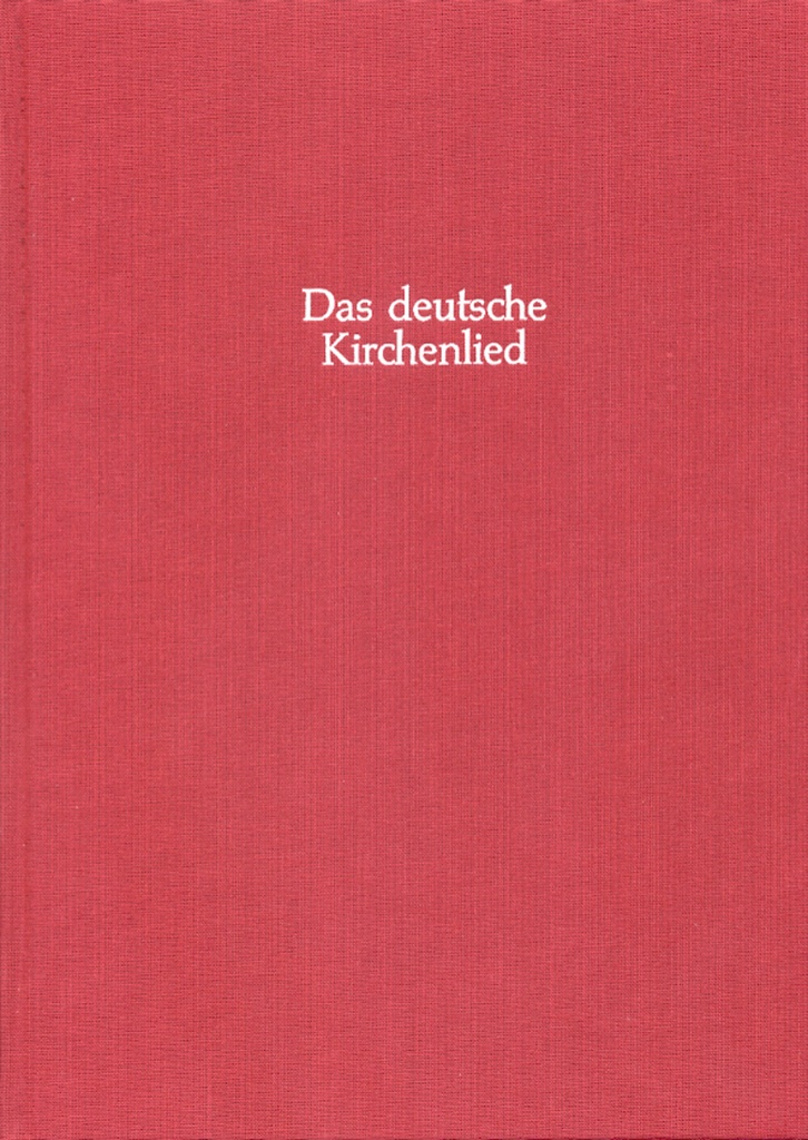 Das Deutsches Kirchenlied : Abschließender Registerband zu EdK 2-4 (Complete edition, Anthology)