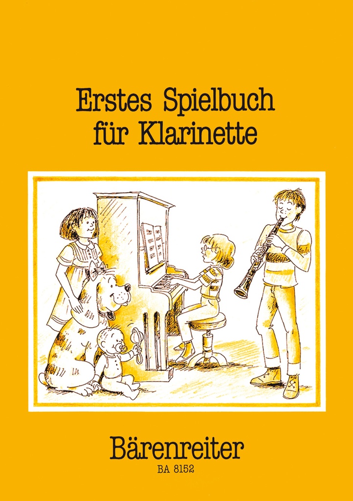 Erstes Spielbuch für Klarinette und Klavier oder zwei Klarinetten und Baßstimme (Fagott, Violoncello) (Set of parts)