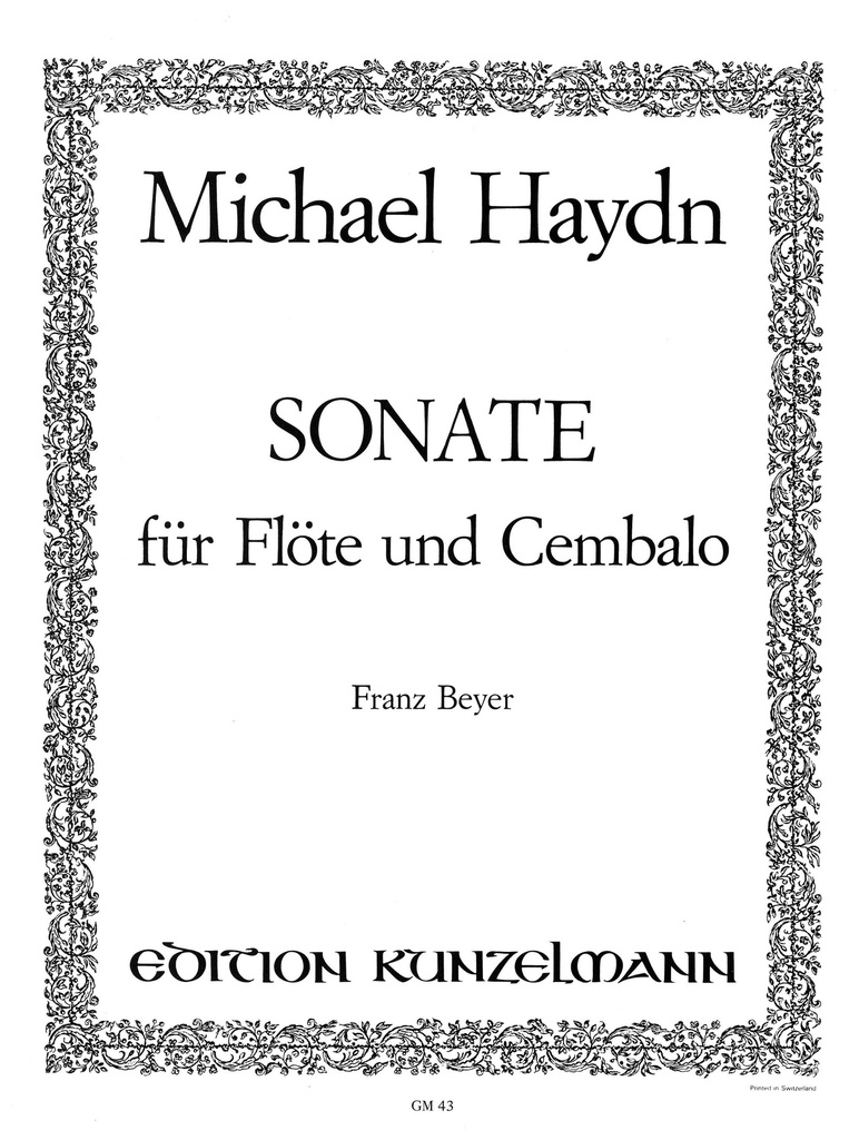 Sonate für Flote und Cembalo