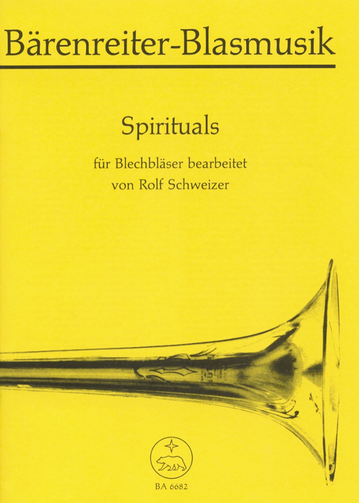 Spirituals -21 bekannte Spirituals und Gospelsongs für Blechblasintrumente instr. (Posaunenchor) 2-5stimmig bearbeitet vom Herausgeber-