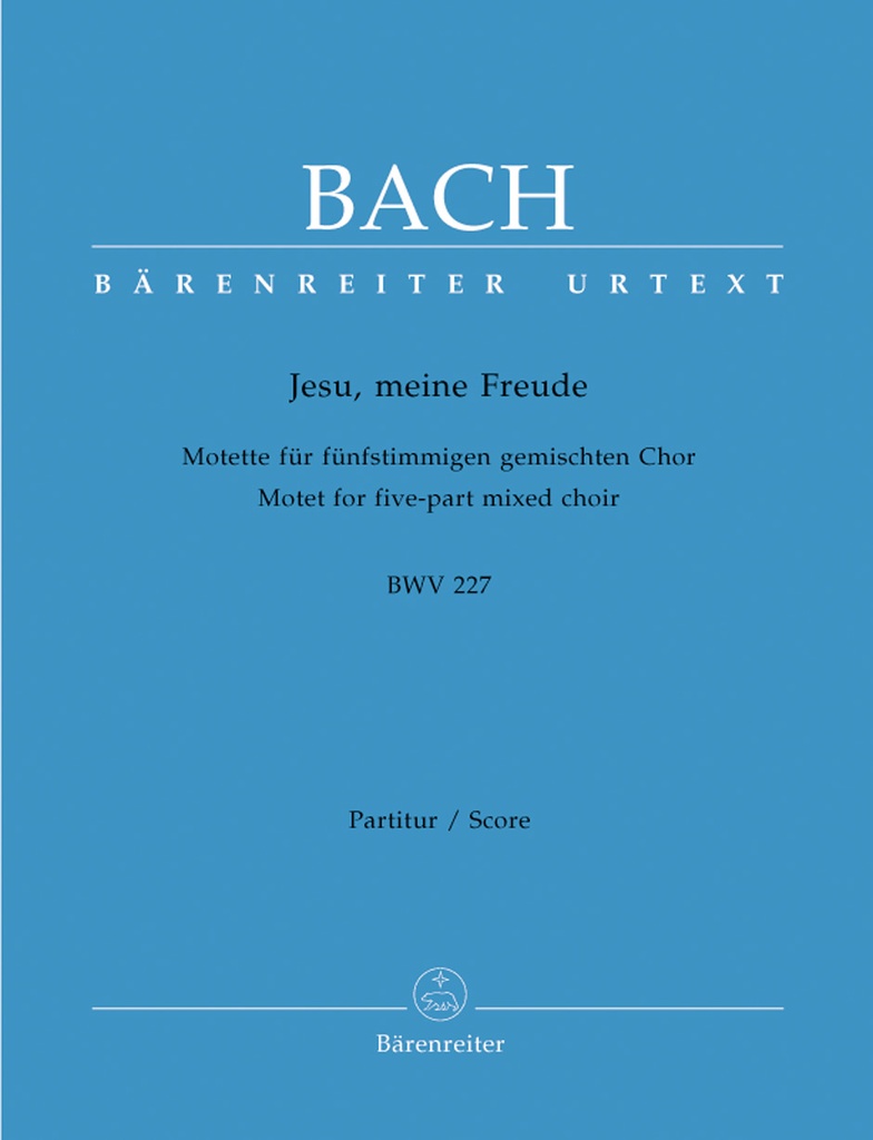 Jesu, meine Freude for five-part Mixed choir E minor, BWV.227 -Motet-