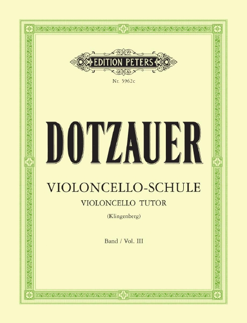 Violoncello-Schule - Band 3