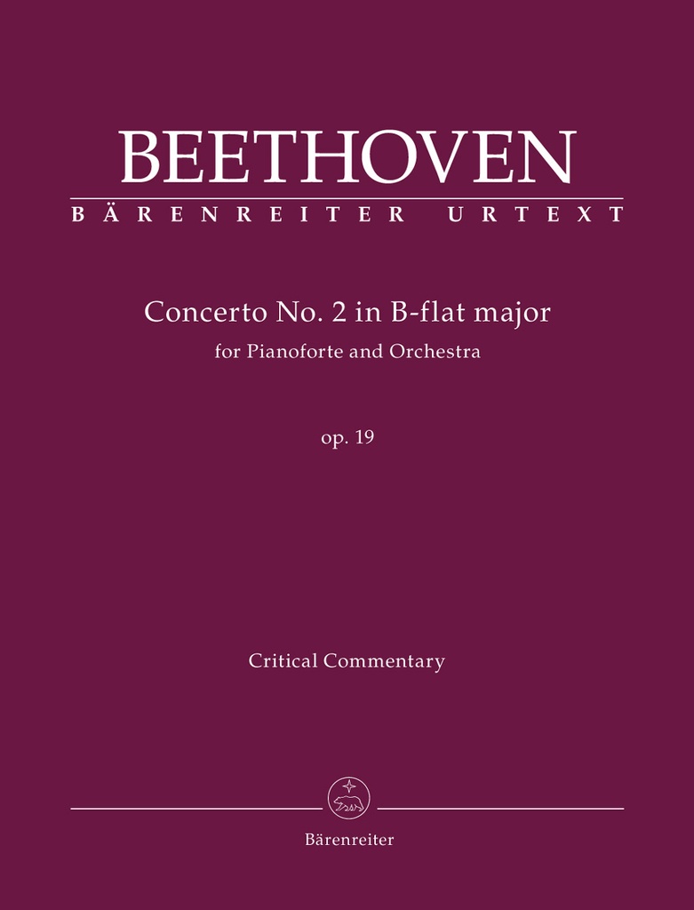 Concerto for Pianoforte and Orchestra No.2 B-flat major, Op.19 (Critical commentary)