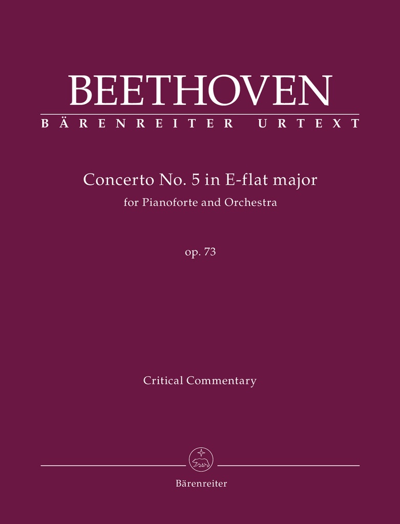 Concerto for Pianoforte and Orchestra No.5 E-flat major, Op.73 (Critical commentary)