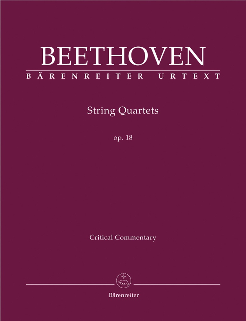 String Quartets, Op.18 (Critical commentary)