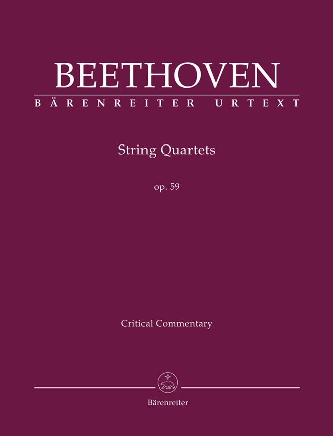 String Quartets, Op.59 (Critical commentary)