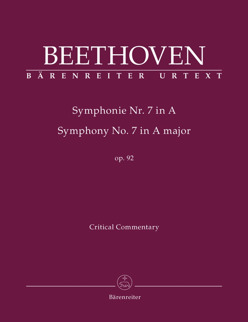 Symphony No.7 A major, Op.92 (Critical commentary)