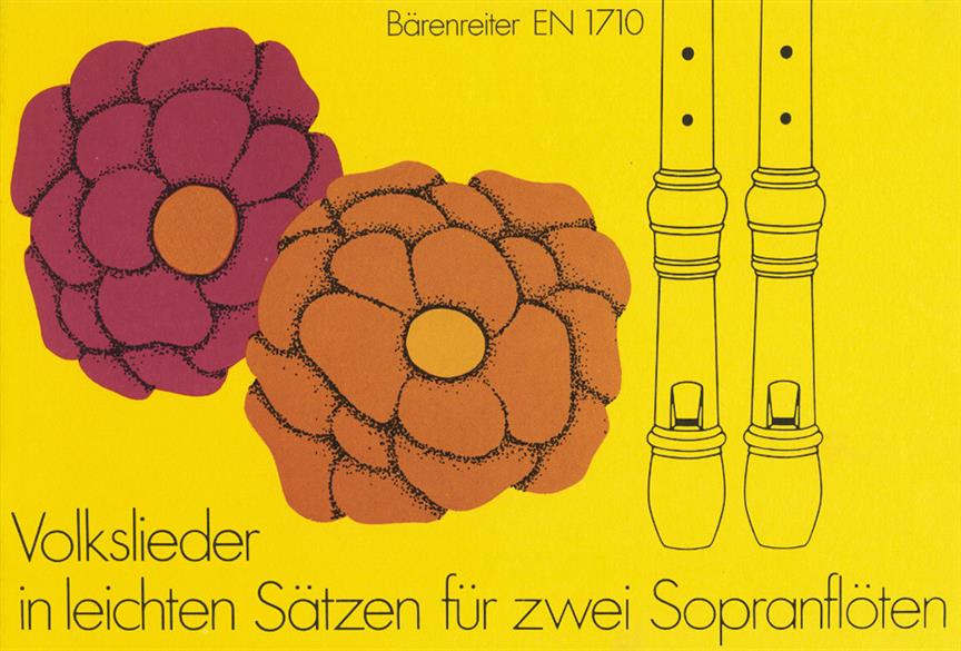 Volkslieder in leichten Sätzen für Sopranrecorder -20 ausgewählte Lieder-