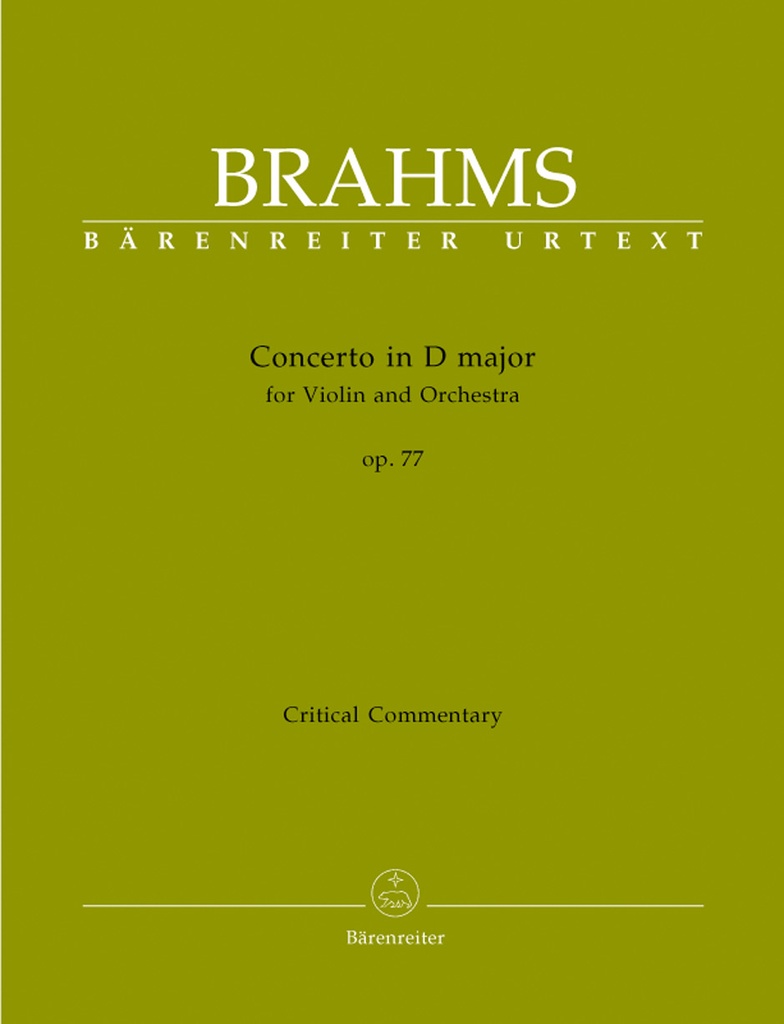 Concerto for Violin and Orchestra D major, Op.77 (Critical commentary)