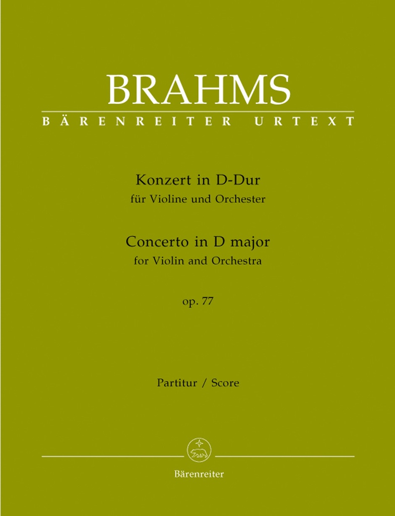 Concerto for Violin and Orchestra D major, Op.77 (Full score, Urtext edition)